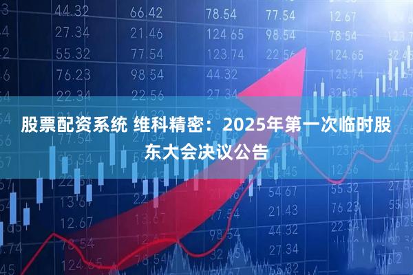 股票配资系统 维科精密：2025年第一次临时股东大会决议公告